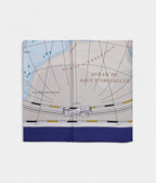 Hermes Scarves 140cm Shawls Scarf Silk From an Equestrian World Planisphere