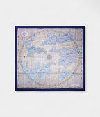 Hermes Scarves 140cm Shawls Scarf Silk From an Equestrian World Planisphere