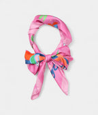 Hermes Scarves 140cm Shawls Silk Pink Horse Scarf