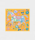 Hermes Scarves 140cm Shawls Silk Yellow Horse Scarf