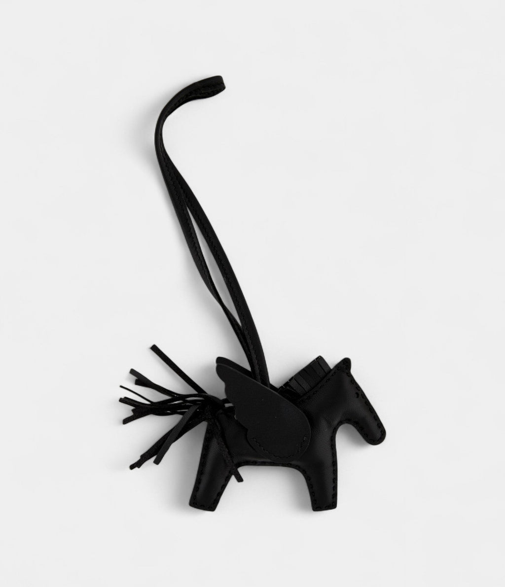 HMSo Black Pegase Rodeo Bag Charm PM
