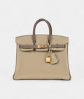 HMSpecial Order Etoupe and Trench Togo Brushed Gold Hardware