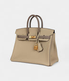 HMSpecial Order Etoupe and Trench Togo Brushed Gold Hardware