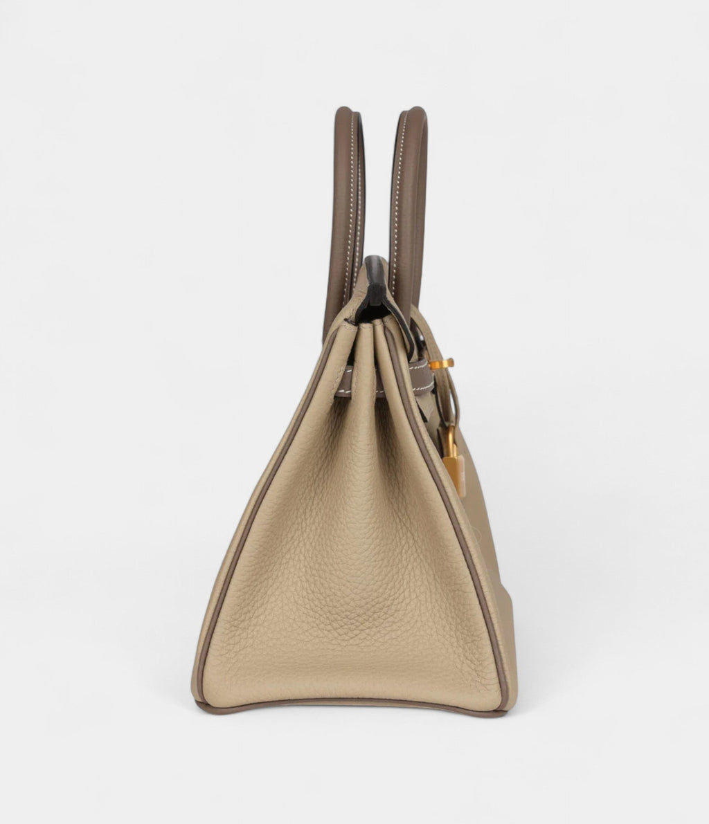 HMSpecial Order Etoupe and Trench Togo Brushed Gold Hardware