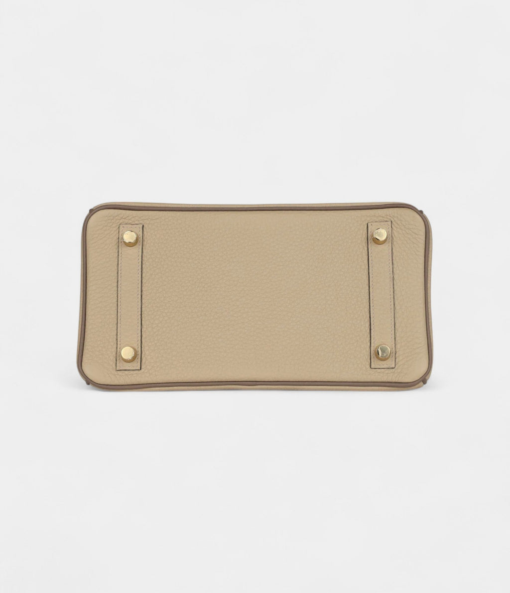 HMSpecial Order Etoupe and Trench Togo Brushed Gold Hardware