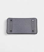 HMSpecial Order Gris Agate and Bleu Indigo Ostrich Brushed Palladium Hardware