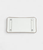 HMSpecial Order White and Etoupe Clemence Brushed Palladium Hardware