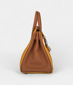 HM BK 25 Jaune Ambre and Gold Togo Permabrass Hardware
