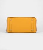 HM BK 25 Jaune Ambre and Gold Togo Permabrass Hardware