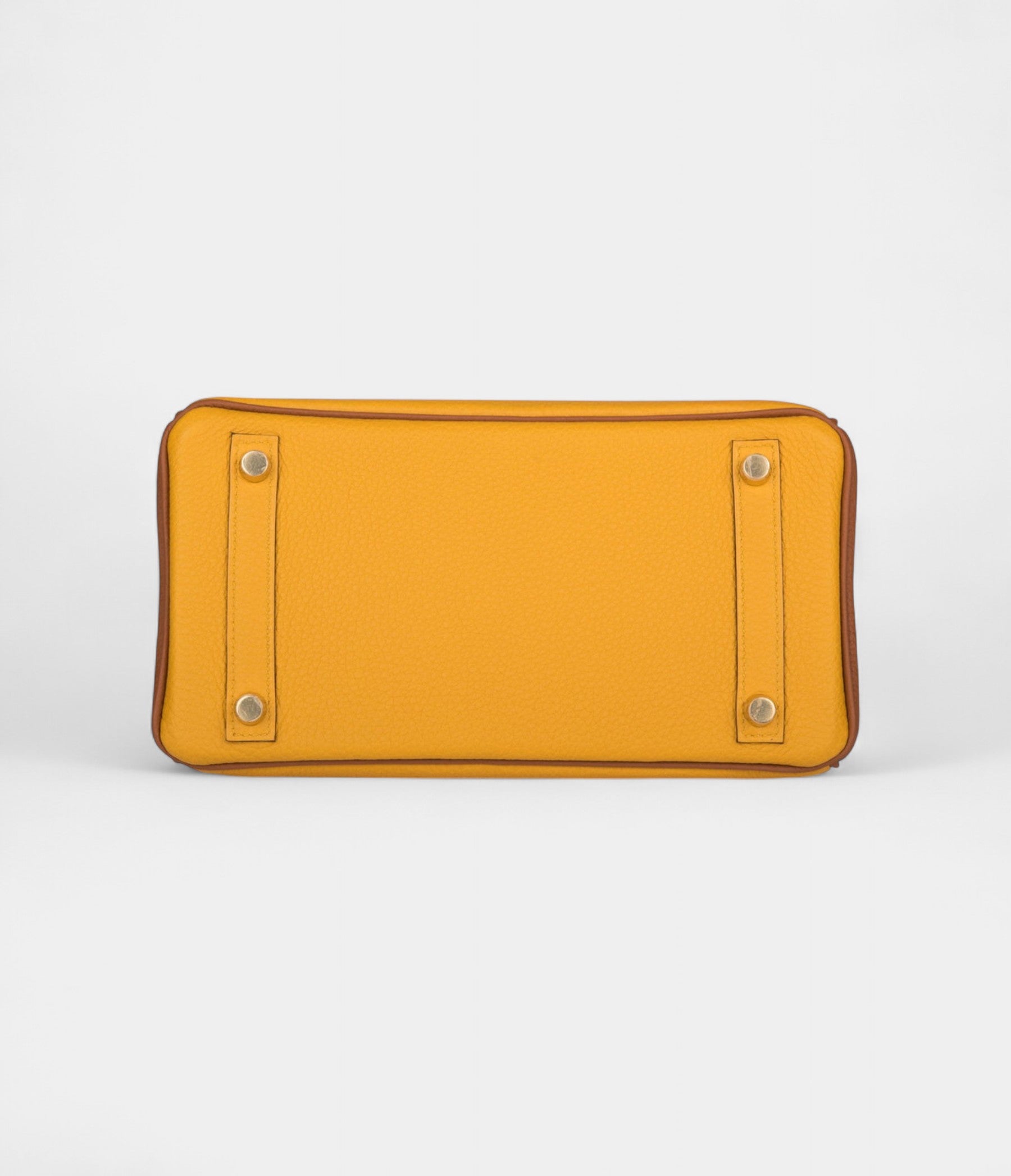 HM BK 25 Jaune Ambre and Gold Togo Permabrass Hardware
