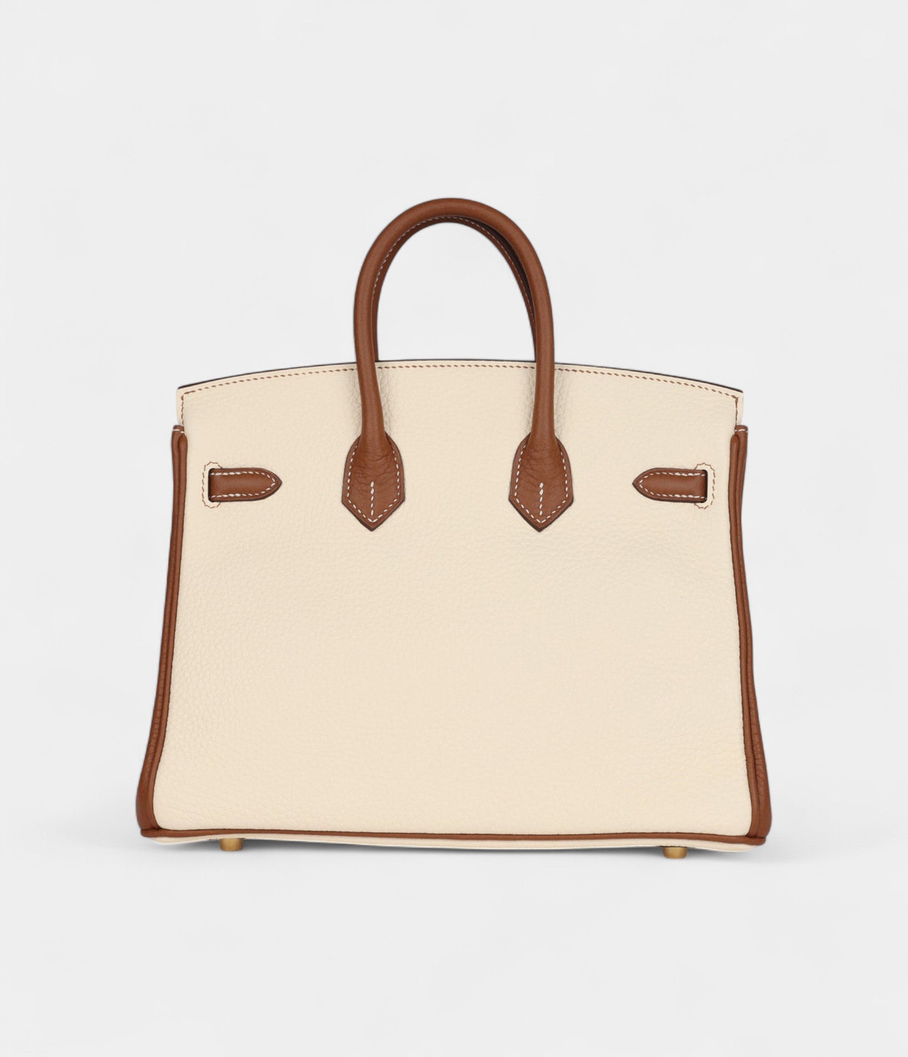 HM BK 25 Nata and Gold Clemence Brushed Gold Hardware