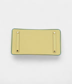 HM BK 35 Jaune Poussin and Bleu Paradise Togo Brushed Gold Hardware