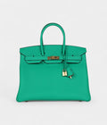 HMSpecial Order (HSS) BK 35 Menthe Verso Togo Gold Hardware