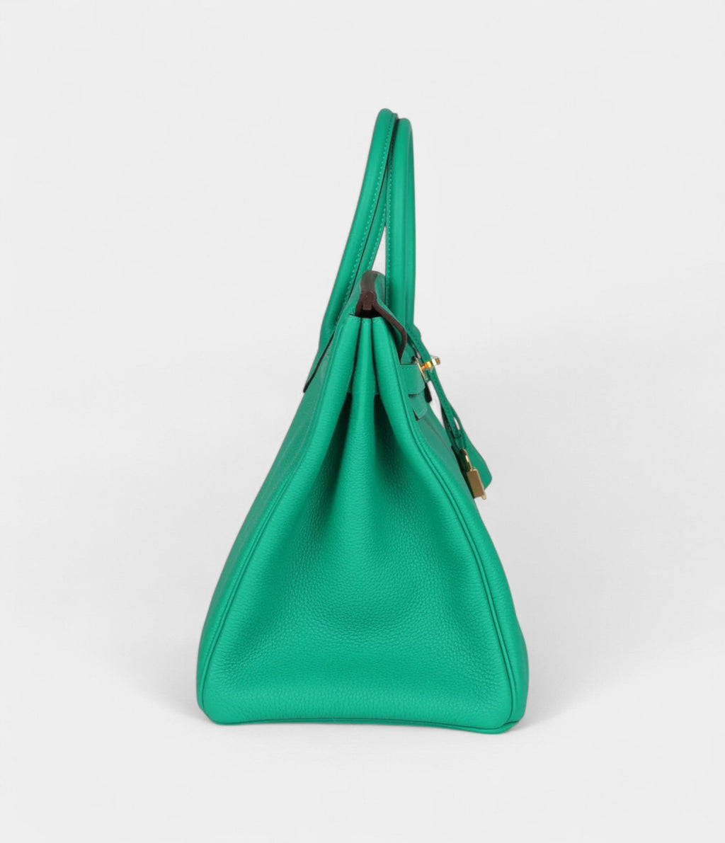 HMSpecial Order (HSS) BK 35 Menthe Verso Togo Gold Hardware