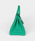 HMSpecial Order (HSS) BK 35 Menthe Verso Togo Gold Hardware