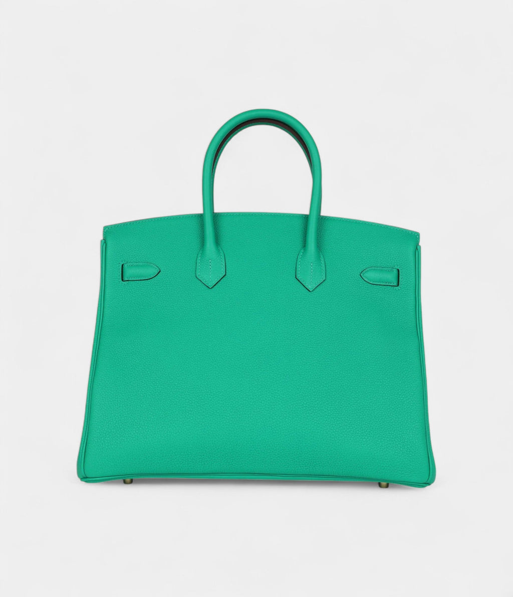 HMSpecial Order (HSS) BK 35 Menthe Verso Togo Gold Hardware