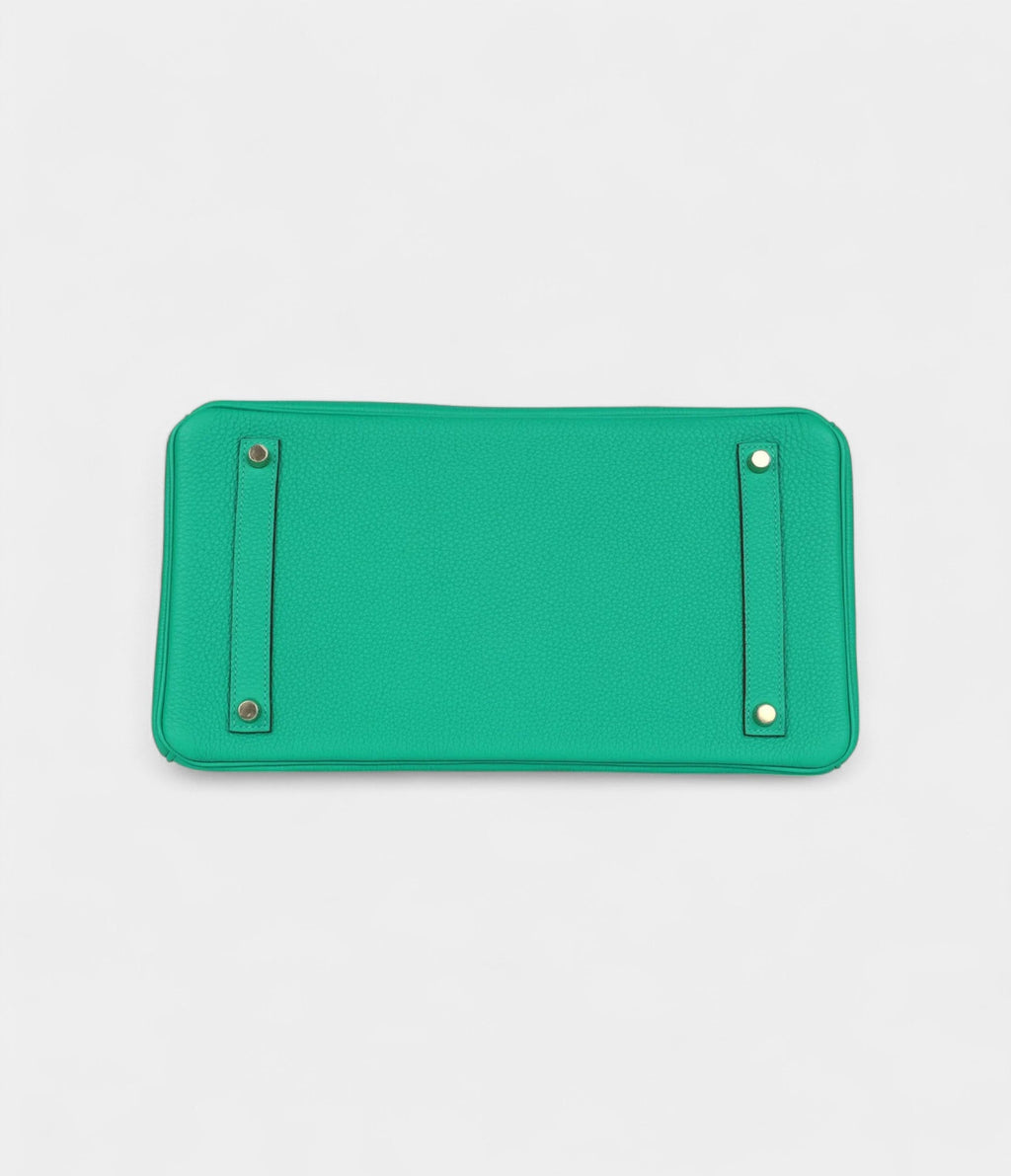 HMSpecial Order (HSS) BK 35 Menthe Verso Togo Gold Hardware