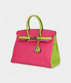 HMSpecial Order (HSS) BK 35 Rose Tyrien and Kiwi Epsom Palladium Hardware