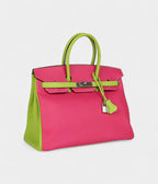 HMSpecial Order (HSS) BK 35 Rose Tyrien and Kiwi Epsom Palladium Hardware
