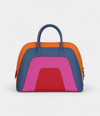 HM"Sunset" Rainbow Bolide 31 Abricot, Bleu Agate, Magnolia and Rouge Casaque Epsom Palladium Hardware