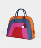 HM"Sunset" Rainbow Bolide 31 Abricot, Bleu Agate, Magnolia and Rouge Casaque Epsom Palladium Hardware