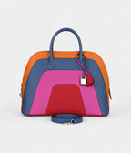 HM"Sunset" Rainbow Bolide 31 Abricot, Bleu Agate, Magnolia and Rouge Casaque Epsom Palladium Hardware