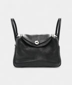 Hermes Taurillon Clemence Lindy 30 Black