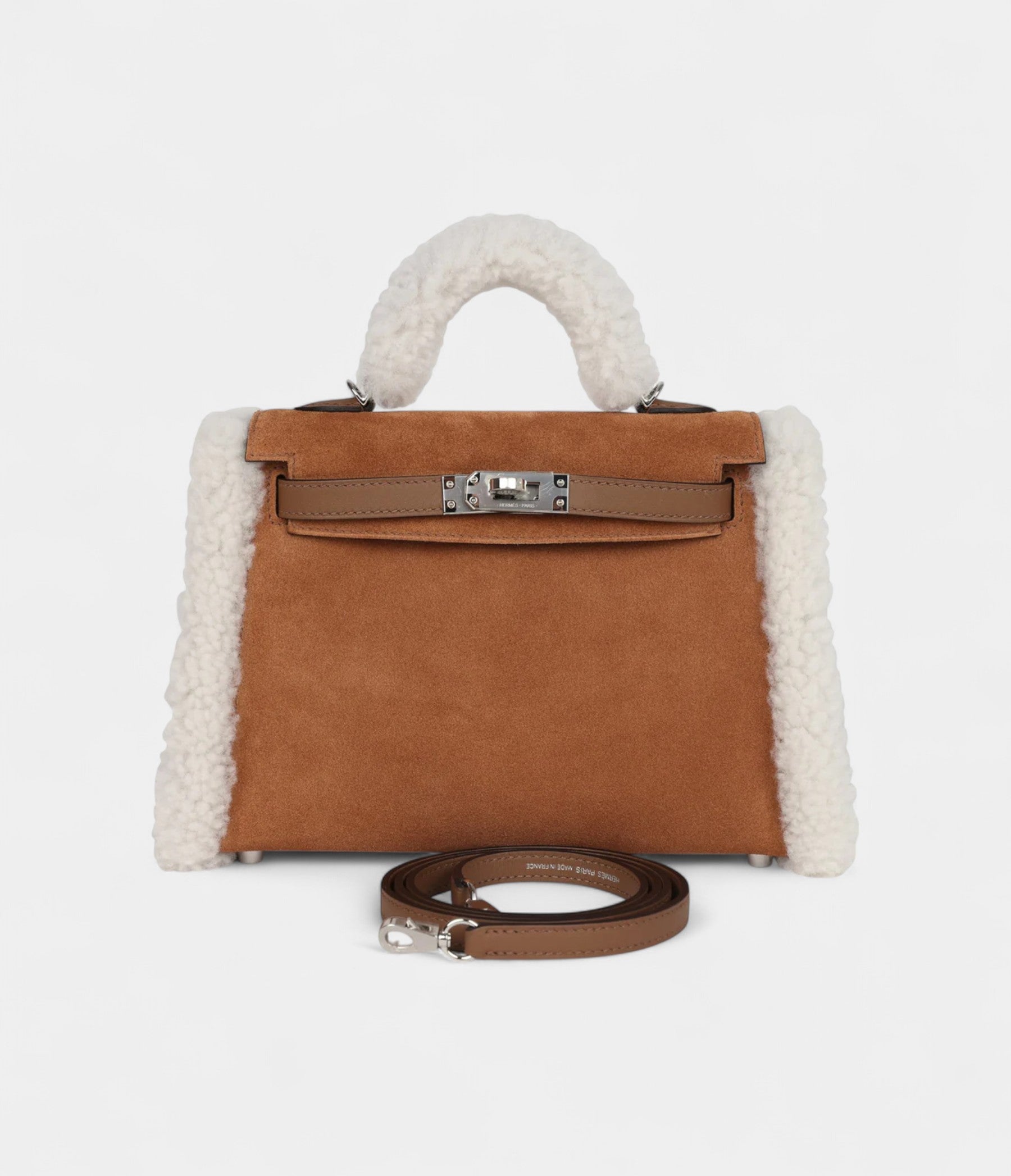 HMTeddy Kelly 20 Chamois Shearling and Swift Palladium Hardware