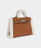HMTeddy Kelly 20 Chamois Shearling and Swift Palladium Hardware