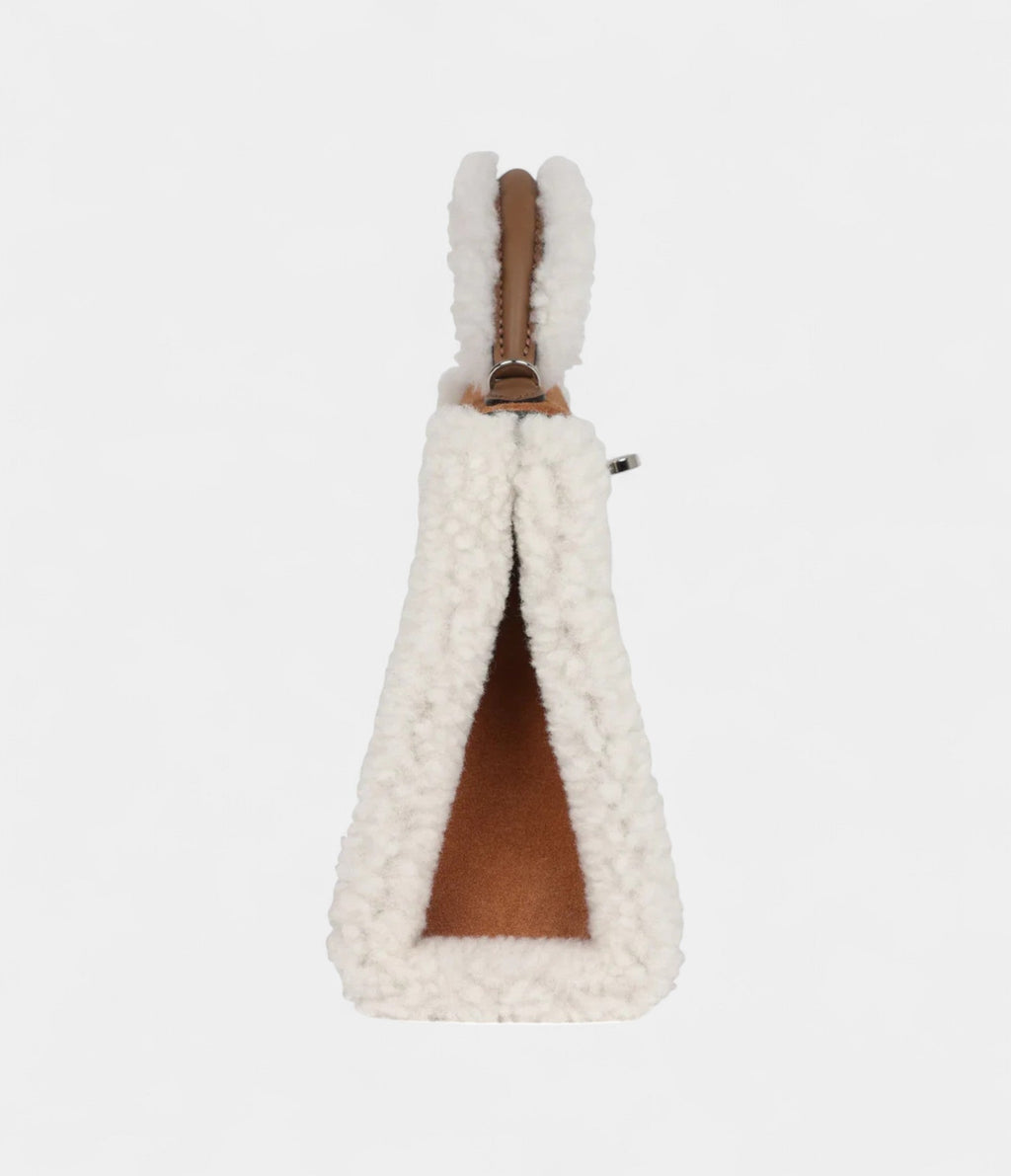 HMTeddy Kelly 20 Chamois Shearling and Swift Palladium Hardware