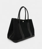 Hermes Toile Negonda Garden Party Tote 36 MM Black