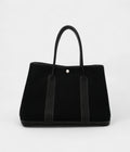 Hermes Toile Negonda Garden Party Tote 36 MM Black
