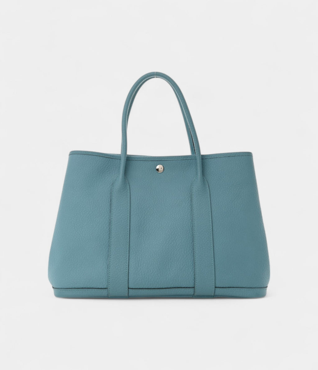Hermes Vache Country Garden Party 36 MM Bleu Saint Cyr