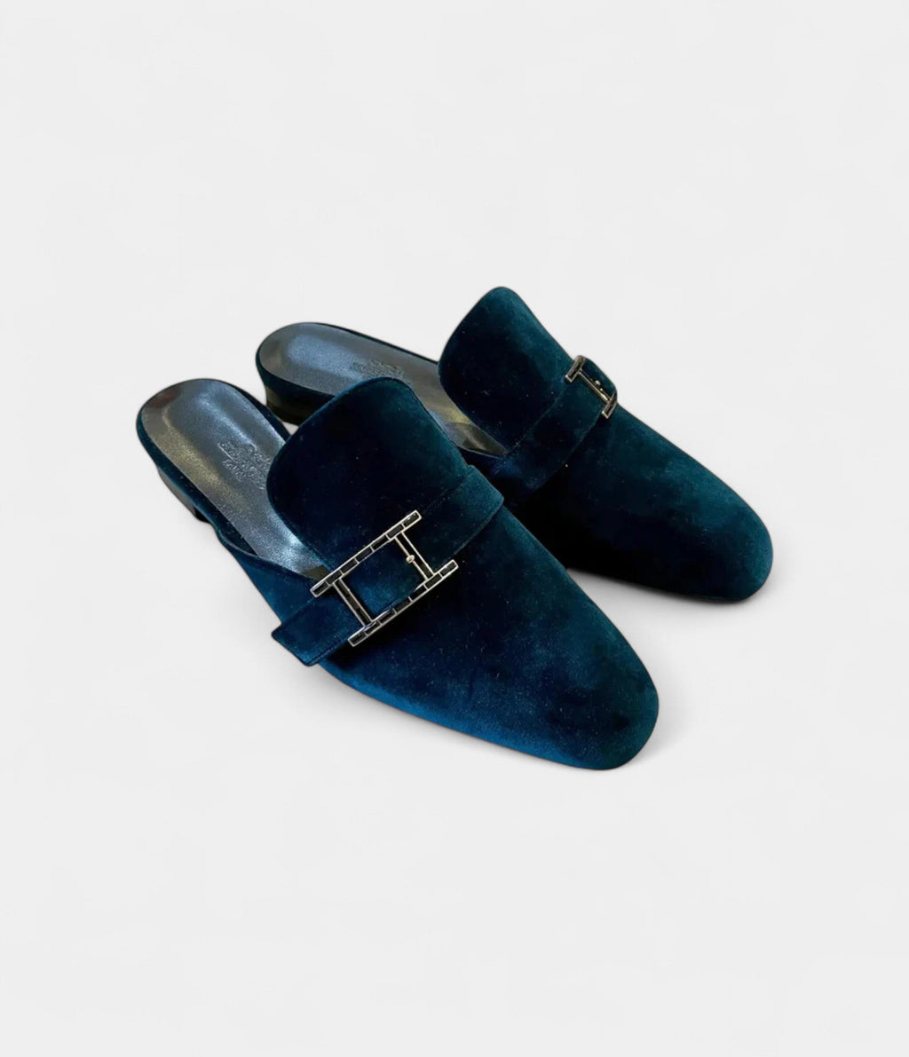HMVelvet Mules & Clogs Luxurious Texture Meets Timeless Sophistication