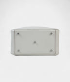 HMVerso Lindy 26 in Gris Pale Swift Leather With Palladium Hardware