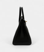 HMVert Fonce Togo BK 25 Gold Hardware