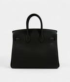 HMVert Fonce Togo BK 25 Gold Hardware