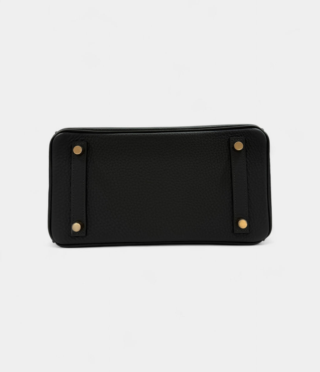 HMVert Fonce Togo BK 25 Gold Hardware
