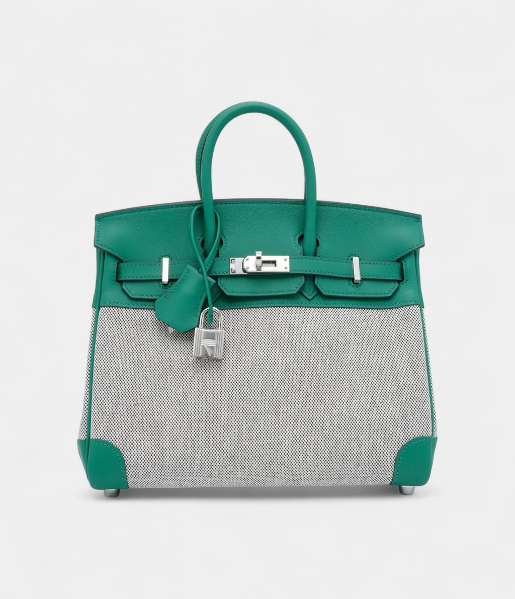 HMVert Vertigo Swift and Ecru and Black Toile Verso Quadrille BK 25 Palladium Hardware