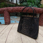 ALAIA MINA 20 BAG IN VIENNE WAVE CALFSKIN