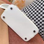 Alaia Mina 16 Bag White Vienne Wave Calfskin