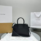 The Row Margaux 17 Black Leather