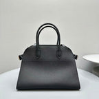 The Row Margaux 12 Black Leather