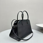 The Row Margaux 17 Black Leather