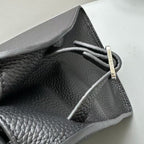 The Row Margaux 12 Black Leather