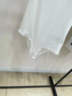 Miu 25 Body Suit White Cotton 208771