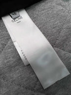 Celine Jackets C Logo Black White Mix Grey Cotton