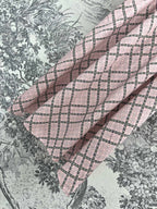 GG Printed Silk Dress Pink Ready To Wear