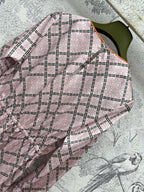 GG Printed Silk Dress Pink Ready To Wear