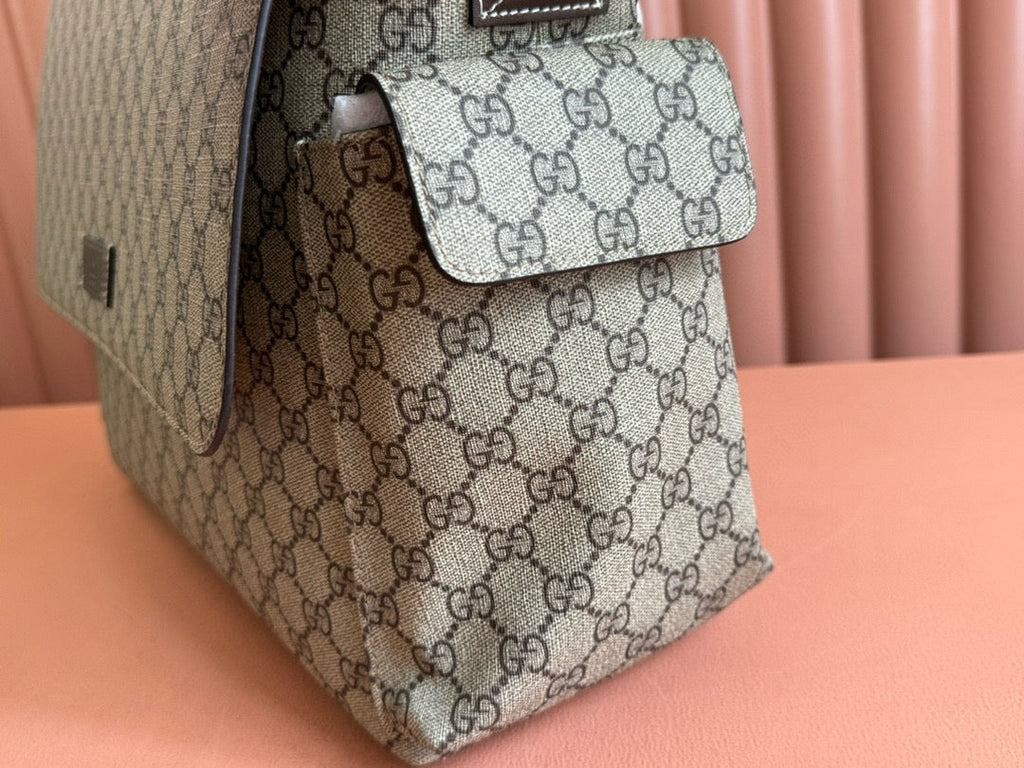 GC Large Changing Bag Beige Ebony Monogram Canvas